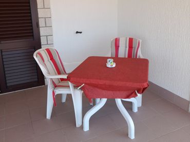 bedroom terrace with sea view